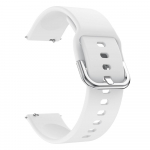 20 mm 22 mm silikoonrihm Samsung Galaxy Watch 3 jaoks 41 mm 45 mm nutikella rihm Huami Amazfit GTR 4/3/2 GTR 47 mm 42 mm jaoks 20mm valge