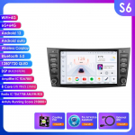 Ossuret 8 Mercedes Benz E-klassi W211 E200 E220 E300 E350 E240 E270 E280 W219 jaoks koos autoraadio toe, juhtmevaba intelligentse DVR-i, Carplay ja Android Auto'ga S6 8Core 6G 64G AI