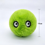 Lemmikkoera Interaktiivne Pl&uuml;&uuml;sist H&uuml;plev Pall - Hammustus- ja Kulumiskindel, Heliga M&auml;nguasi Ise M&auml;ngimiseks ja Treeninguks. 10cm roheline