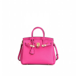 Vahatatud niit Togo pealmine kiht lehmanahk k&auml;sitsi valmistatud plaatina kott+lit&scaron;i mustriga nahast naiste kott pandlaga k&otilde;rgekvaliteediline k&auml;ekott 20x10x15cm roosa punane v&auml;rv