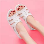 Sandaalid Naised Lamedad Kingad Suvised Naiste puukingad Crystal Peep Toe Sandaalid Pehme p&otilde;hjaga Veekindel 37