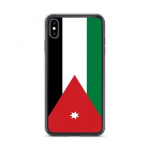 Coque iPhone &ndash; Drapeau Jordanie &ndash; iPhone XS Max &ndash; Souple &ndash; Mitmev&auml;rviline &ndash; Vertikaalne