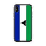 Coque - PIXELFORMA - iPhone X - Drapeau du Lesotho - Souple - Kaitse t&auml;ielik
