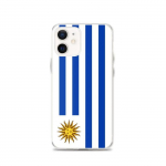 Coque &ndash; PIXELFORMA &ndash; iPhone 12 &ndash; Drapeau de l'Uruguay &ndash; T&auml;ielik kaitse &ndash; Supp