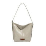 Pehme Nahast Koppkott Vabaaja &Otilde;lakott Uus Naiste Kott Moodne Mitmek&uuml;lgne Messenger Bag gray