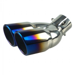 Toyota Hilux GUN125 jaoks, roostevaba teras, summutiotsik, summutiotsik, auto v&auml;ljalase, v&auml;ljalase One Size sinine