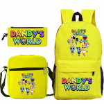 Dandy maailm tr&uuml;kitud mood laste pliiatsikott messenger kott kolmeosaline komplekt alg- ja keskkooli koolikott No Specifications