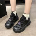 Naiste spordijalatsid 2024 kevad ja s&uuml;gis uued vabaaja mitmek&uuml;lgsed trendikad jalatsid moekad kerged jooksujalatsid naistele 40 must