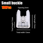 100 tk 220 V painduv COB LED-riba fikseeritud klambrid plastikust lambihoidik, valgusti kinnitusklamber 5050/5730/2835 8-20 mm