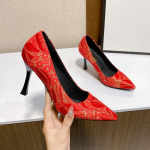 Mood 2025 Pits S&auml;tendav Kangas Naiste Kingad Uus Disain Madalad Kontsad Naissoost Amet Kingad 35 punane