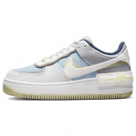 Nike Air Force 1 Shadow On The Bright Side - Skate Blue Naiste Tennised Mountain-White Light-Lime-Green DQ5075-411 37.5