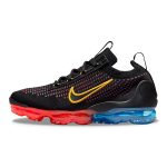 Nike Air VaporMax 2021 Flyknit GS Must Mitmev&auml;rviline Laste tossud Foto-Sinine Ere-Punane &Uuml;likooli-Kuldne DV2198-001 39