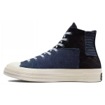 Beyond Retro x Converse Chuck 70 High &Uuml;mbert&ouml;&ouml;deldud Sametist Unisex Treeningsussid Must Sinine Egret A03081C 36