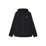 Nike &uuml;hev&auml;rviline logoga kapuutsiga lukuga jope meestele Joped Must FB7483-010 S
