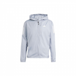 Adidas Own The Run kapuutsiga tuulejope veekindla viimistlusega Meeste jope Heleh&otilde;be IN1484 XL