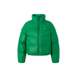 Adidas Originals L&uuml;hike Puhvjakk Kolme Triibu Logoga Spordi Pikkade Varrukate Leivapuhvjakk Naiste Jakk Roheline JE6042 S green