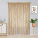 2 tk N&ouml;&ouml;rikardinad S&auml;delevad Narmastega Kardinad Aknale 39 x 79 tolli Ukse Eraldaja Ribad Tutt Pulmadeks Elutuppa Vannituppa Kohvikusse 100cmWx200cmL (Pack of 1) &scaron;ampanjav&auml;rvi