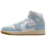 Air Jordan 1 Mid Denim Naiste Tossud Sinine Hele-Sinine Sail HQ2005-100 38