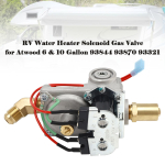 Matkaauto veeboileri solenoidgaasiklapp Atwood 6 & 10 Galloni jaoks 93844 93870 93321