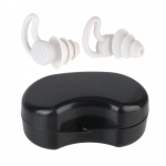 Heliisolatsiooniga k&otilde;rvakaitse, 1 paar magama, Professionaalne ujumine, m&uuml;ra summutavad k&otilde;rvatropid veekindlad pehmest silikoonist k&otilde;rvatropid helehall v&auml;rv