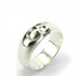 Used TIFFANY&Co. Ring curved heart ring EU#47.5 Sterling Silver 4.1g Silver El Saperetti