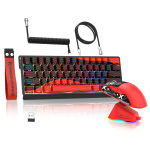 MAMBASNAKE x ATTACK SHARK Kiire reageerimisega klaviatuur ja hiir 8K m&auml;nguklaviatuur ja -hiir RT Magnetiline 3 Magnetiline Klaviatuur PAW3311 60g Hiir RGB Magnetiline