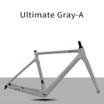 BXT-135 Gravelratta raam s&uuml;sinikkiust 700C/27.5er ketaspidur s&uuml;sinikkiust gravel jalgratta raamikomplekt BXT Gray Gloss-56 hall v&auml;rv