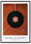 Plakat hilma af klint the swan 21x30 cm