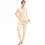 Hengyuanxiang Women's 10A Antibacterial Cotton Thermal Underwear Set M