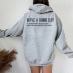 Head p&auml;eva Tr&uuml;kikiri Kirjaga Hoodid Naiste Pusad S&uuml;giskevad Pullovers Harajuku dressid Positiivselt Loosung Tagasi Tr&uuml;kitud 3XL