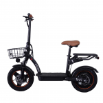 GELEIPU C14 Multi-Functional Electric Scooter With Front Basket 48V17.5Ah Battery 500W Motor 14 inch Tires Convenient Commuting Folding E-Scooter