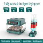 Automaatse munakeeramise ja niiskuse reguleerimisega inkubaator, Inkubaatorid munade koorimiseks, Kana, Part, Hani, Tuvi, Vutipart roheline