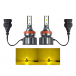Futwod Udutuli H8 H11 H16 LED Kollane 3000K Udu LED Pirn LED Valgus H8 H11 H16(JP) kollane