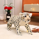 Simuleeritud loom l&otilde;vikutsikas tiigrikutsikas nukk pl&uuml;&uuml;sist m&auml;nguasi leopardinukk lastele kaasas rahustav nukk 39cm（0.25kg） leopard