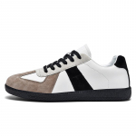 Kvaliteetsed luksuslikud tossud meestele naistele retromood nahast jalatsid jalatsid Meeste lamedad vabaaja tossud meestele Zapatillas Hombre 36