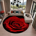 Luksuslik kuldse servaga roosimustriga &uuml;mmargune p&otilde;randamatid K&ouml;&ouml;k Esik Jooksvaip Magamistoa Elutuba Pehme vaip Libisemiskindel vaip 160X160cm