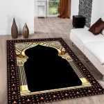 Islami festivali palvevaip moslemite p&otilde;lvili olemise pol&uuml;estermatt Ramadan Kareem moslemitele islami vaip palve p&otilde;randamatid libisemiskindel vaip 120 x160cm