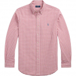 Polo Ralph Lauren S&uuml;gis/Talv 25 Puuvillane Tikitud Ruuduline N&ouml;&ouml;biga Pikkade Varrukate S&auml;rk Meeste s&auml;rgid 710973081-004 L