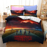 Voodikomplekt Stranger Things sarja Suurus Kolmeosaline komplekt AU Single 140x210cm