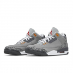 Air Jordan 3 Mid Cool Grey 2021 Meeste Retro tossud CT8532-012 EU 35.5 apelsinikoore v&auml;rv/h&otilde;be