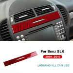 Mercedes Benz SLK R171 2004 2005 2006 2007 2008 2009 2010 Kesk&otilde;huavade Lisatarvikud Ehtne Pehme S&uuml;sinikkiust Viimistluskleebis