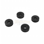 4 pcs Black Windshield Mounting Bushing Grommets Motorbike Accessories For Harley Touring FLHR FLSTC