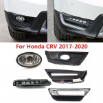 Honda CRV CR-V 2017 2018 jaoks Eesmise kaitseraua udutule p&auml;evas&otilde;idutule raami dekoratiivkate Kapuutsi udutule A Left