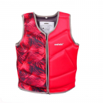 P&auml;&auml;stevest kaasaskantav ujuvjope ujumisriided turva&uuml;likond kalastamiseks ujumiseks snorgeldamiseks L Size (red leaves)