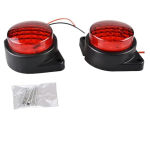 2 tk LED-haagise gabariidituled 24V Veekindlad Punased LED-k&uuml;lgm&auml;rgutuled Universaalsed poolhaagistele Freightliner Cargo punane