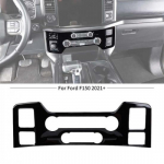 Black Console Dashboard climate control panel Bezel Cover Trim For Ford F150 21+