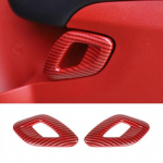 Pair Inner Door Handle Cover Trim Frame Accessories for Dodge Challenger 2011 up