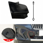 Auto esip&otilde;rkeraua pukseerimiskonksu kate v&auml;rvitud 51115A477A0 BMW X3 X4 IX3 G01 G02 G08 -2024 jaoks Haagise kate Bright Black