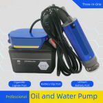 2-&uuml;hes &otilde;li- ja vee&uuml;lekandepumba komplekt 18V 21V diisel-liitiumakudele, 38 mm l&auml;bim&otilde;&otilde;duga pump, 2 x 4 m kaabliga pikemaks ulatuvuseks China Mainland