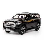 1/32 Toyota Land Cruiser LC300 ZX Prado maastur legeerauto mudel survevalu metallist maastikuautod auto mudel heli valgusega laste m&auml;nguasjad kingitus must